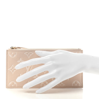 Louis Vuitton Empreinte Spring in the City Felicie Chain Wallet Zippered Insert Beige 2 of 7