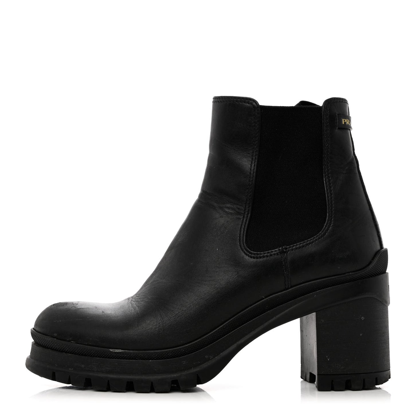 Vitello Montana Lug Sole Chelsea 55mm Boots 40 Black