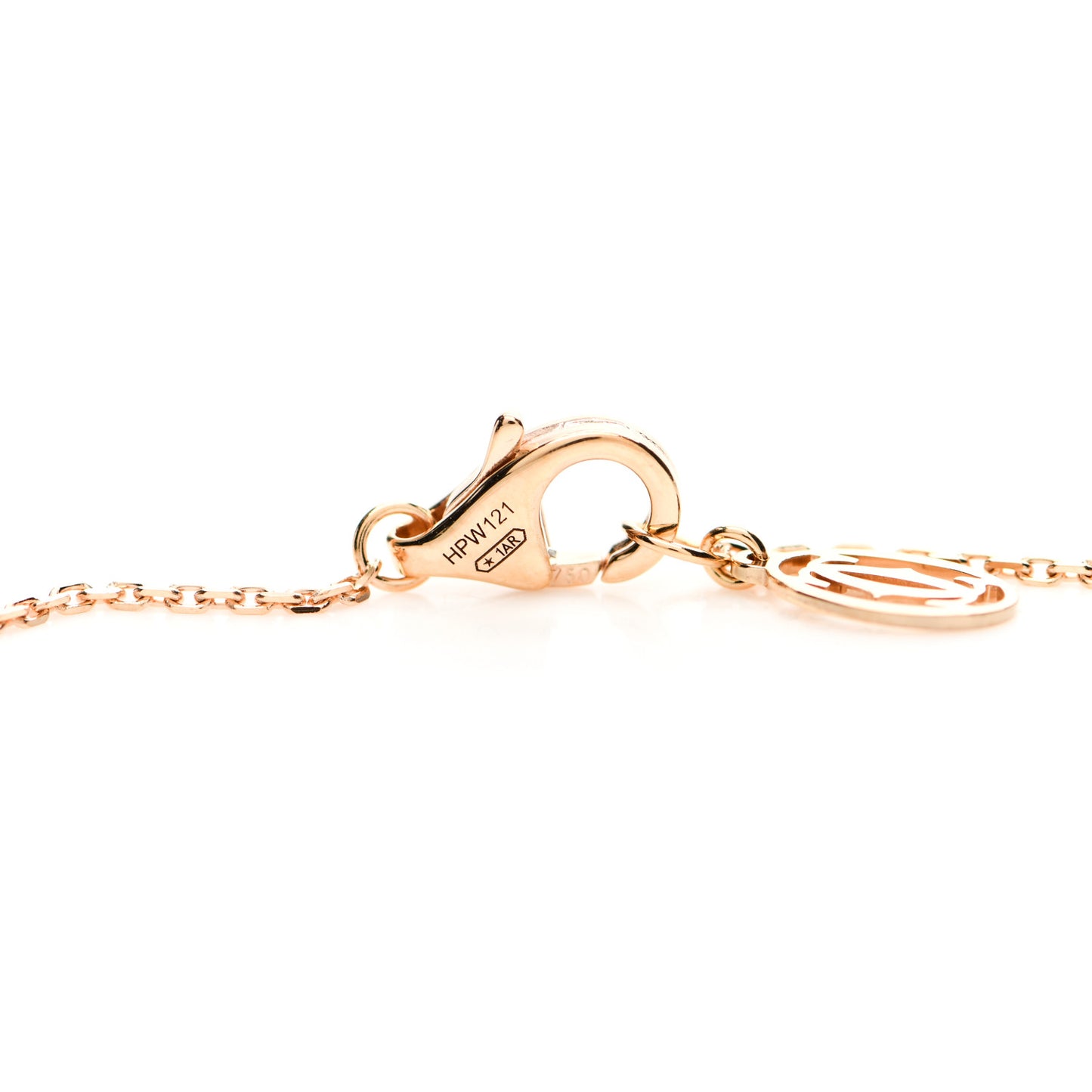 18K Pink Gold Diamond XS D'Amour Pendant Necklace