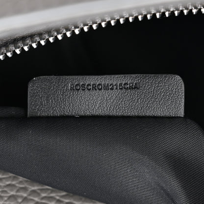 Burberry Grainy Calfskin Embossed Bruno Messenger Charcoal Grey 8 of 11