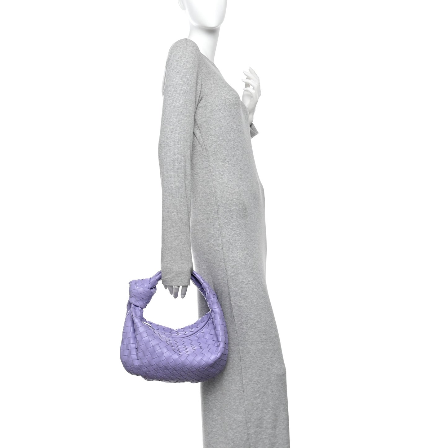 Nappa Intrecciato Teen Jodie Hobo Wisteria