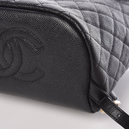 Chanel Caviar Quilted Filigree Backpack Black 6 of 9