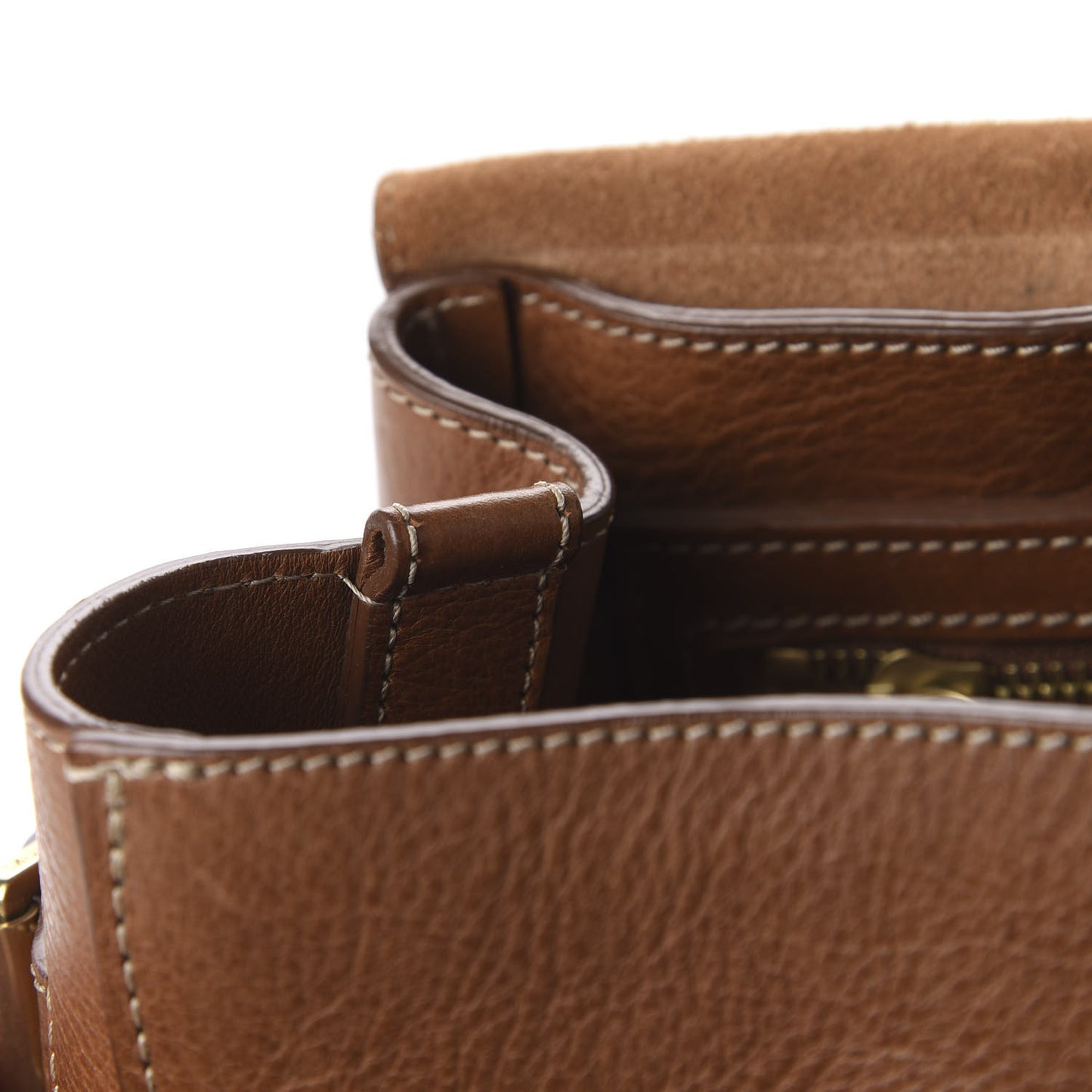 Natural Leather Cara Delevigne Convertible Satchel Oak