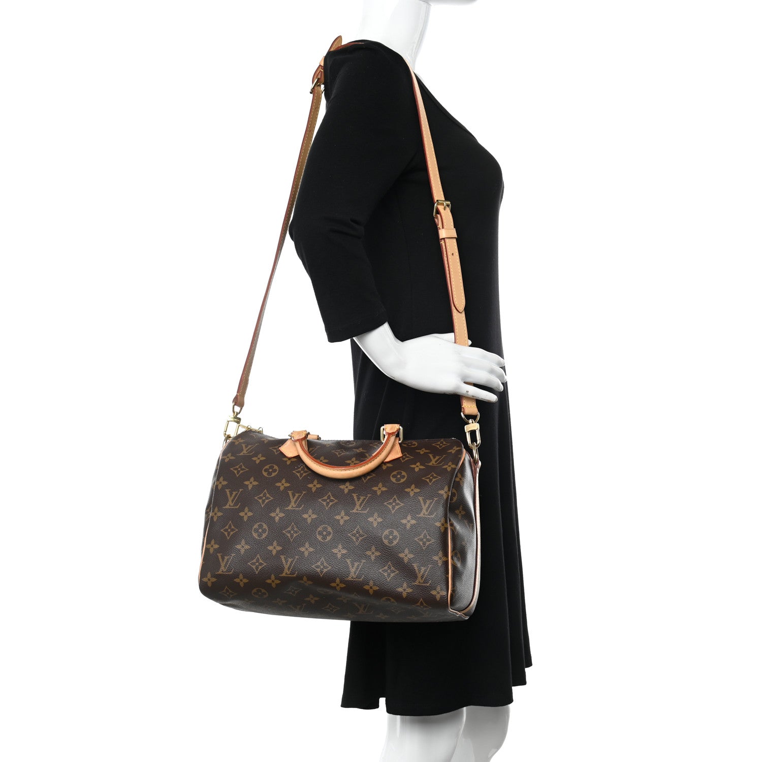 Louis Vuitton Monogram Speedy Bandouliere 30 2 of 23