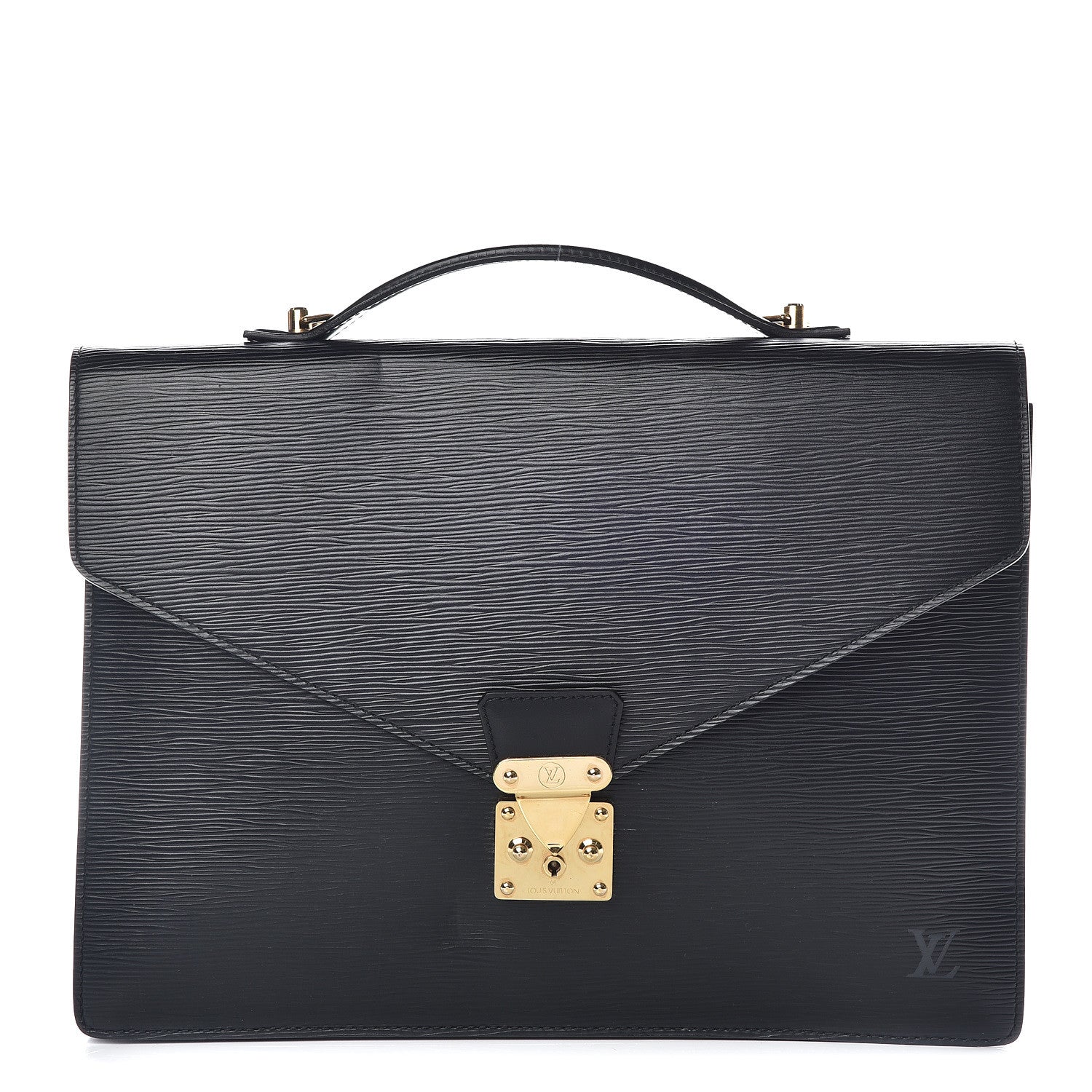 Louis Vuitton Epi Porte-Documents Briefcase Black 1 of 15