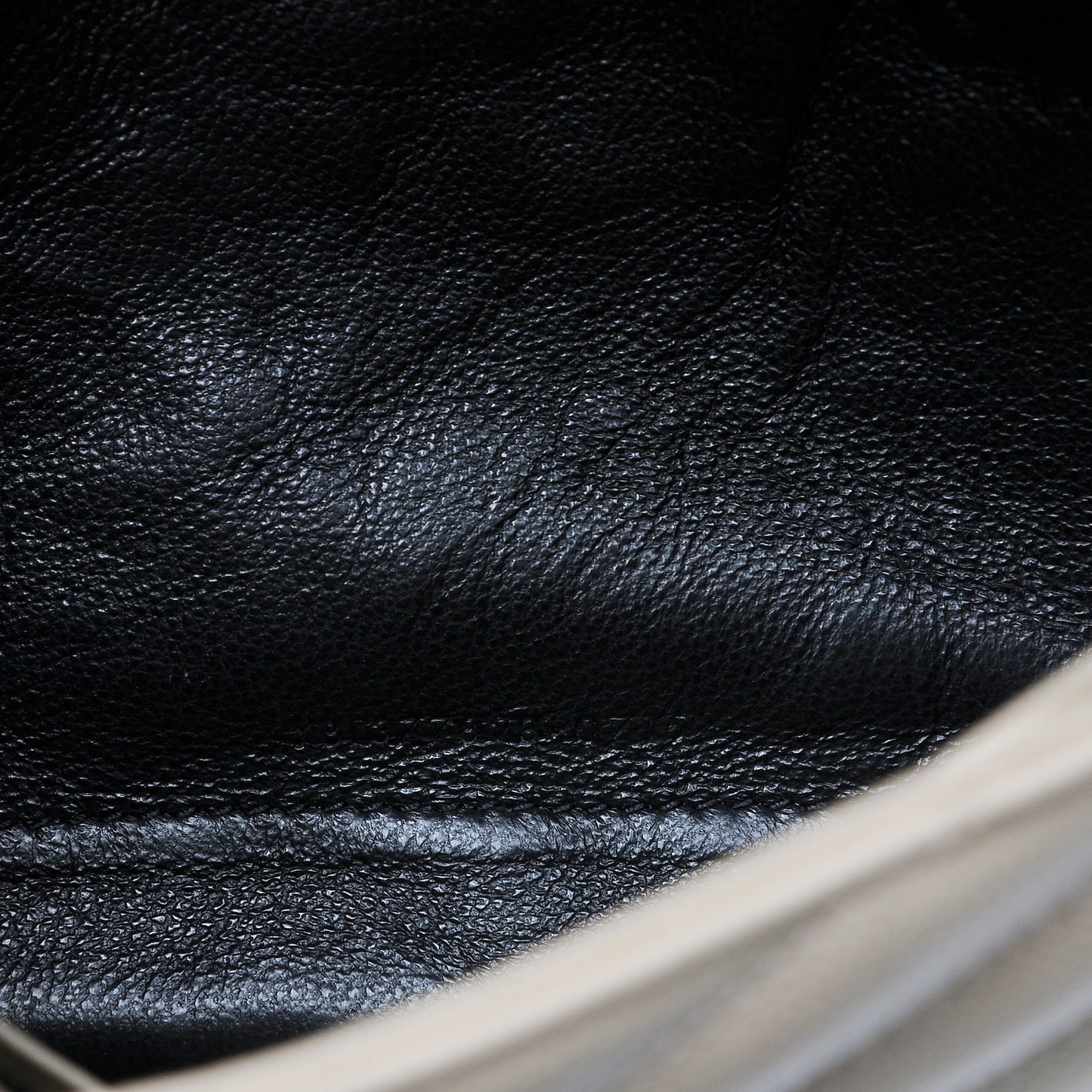 Grain De Poudre Matelasse Chevron Monogram Chain Wallet Nude Powder