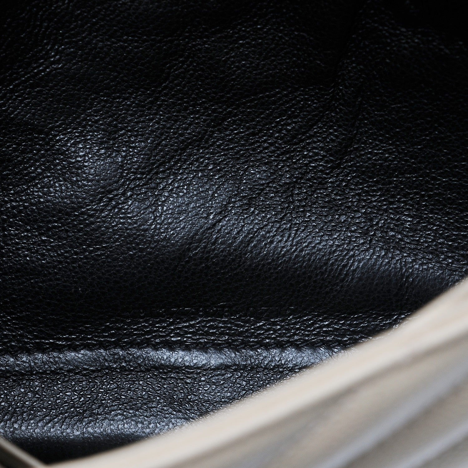 Saint Laurent Grain De Poudre Matelasse Chevron Monogram Chain Wallet Nude Powder 8 of 9