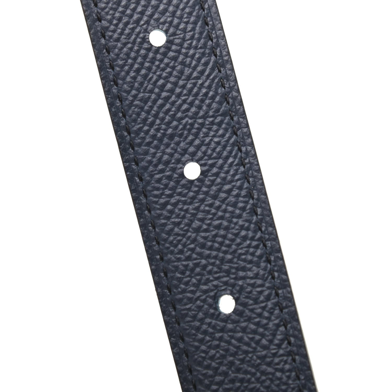 Hermes Swift Epsom 24mm Mini Constance Guilloche H Belt 85 Bleu Frida Bleu Indigo 5 of 5