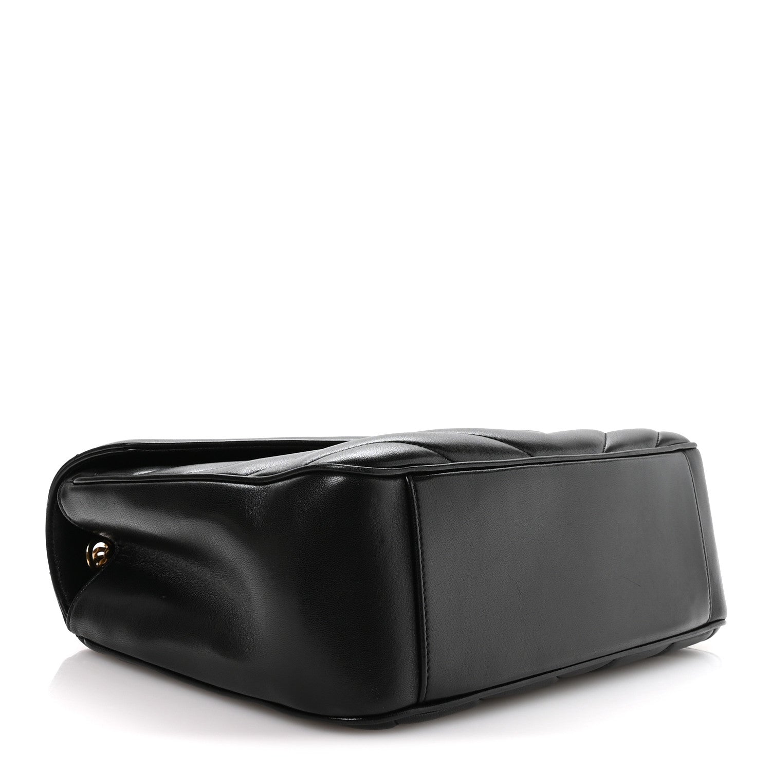 Saint Laurent Lambskin Chevron Quilted Large Loulou Black 5 of 11