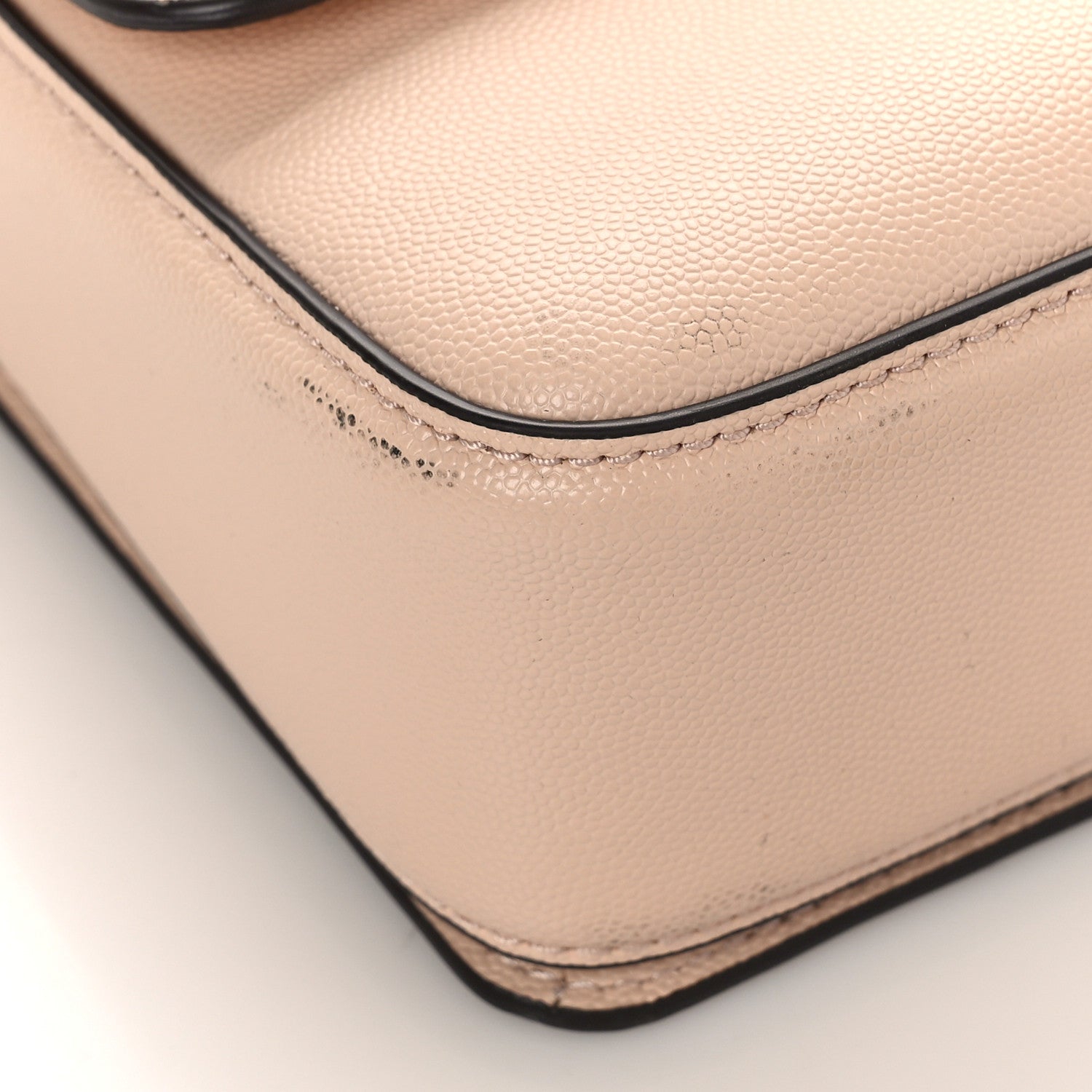 Marc Jacobs Textured Calfskin The J Link Shoulder Bag Apricot Beige 7 of 8