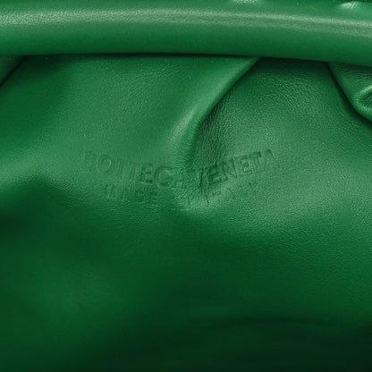 Bottega Veneta Smooth Butter Calf The Pouch Oversized Clutch Racing Green 6 of 9