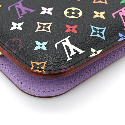 Louis Vuitton Monogram Multicolor Insolite Wallet Black Violet 11 of 12
