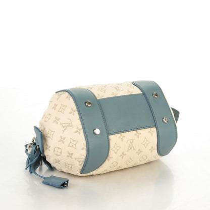 Louis Vuitton Monogram Denim Pochette Round Blue 4 of 7
