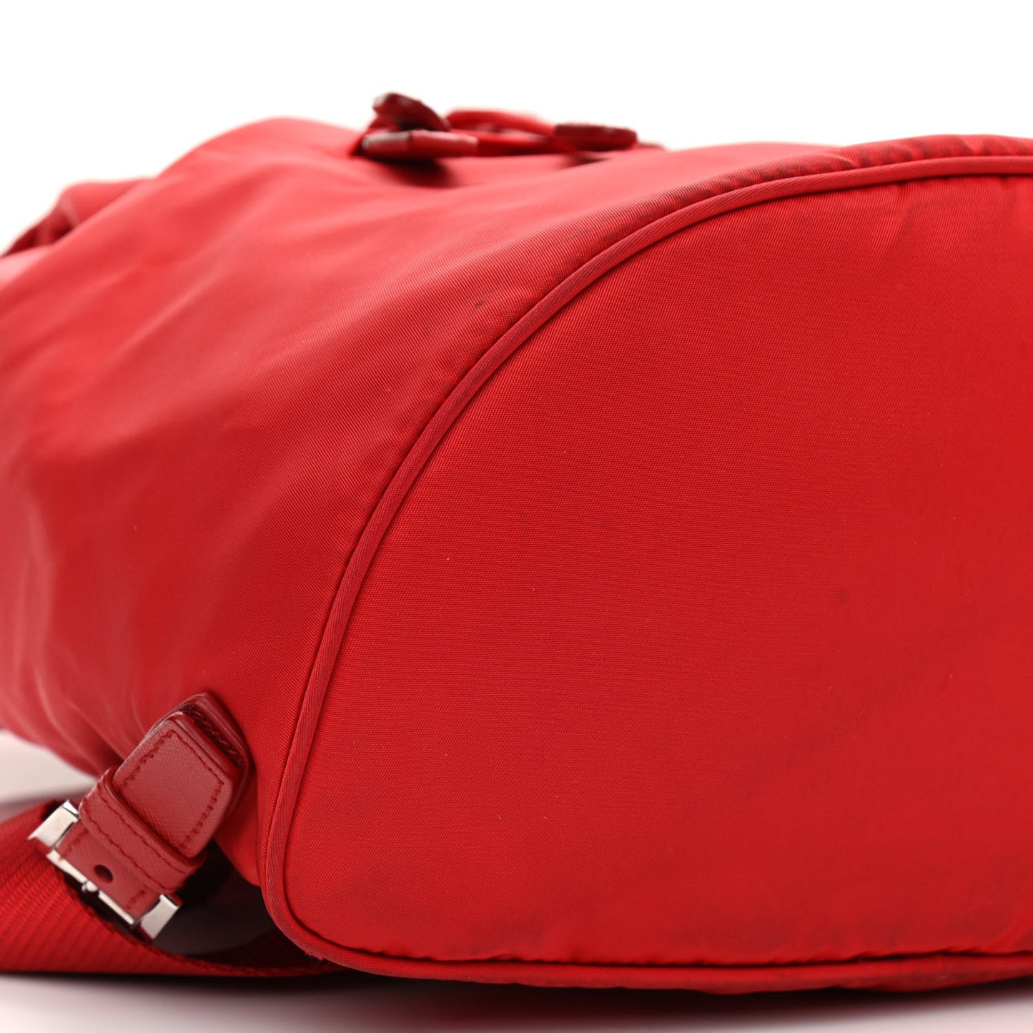 Tessuto Nylon Saffiano Vela Medium Backpack Rosso