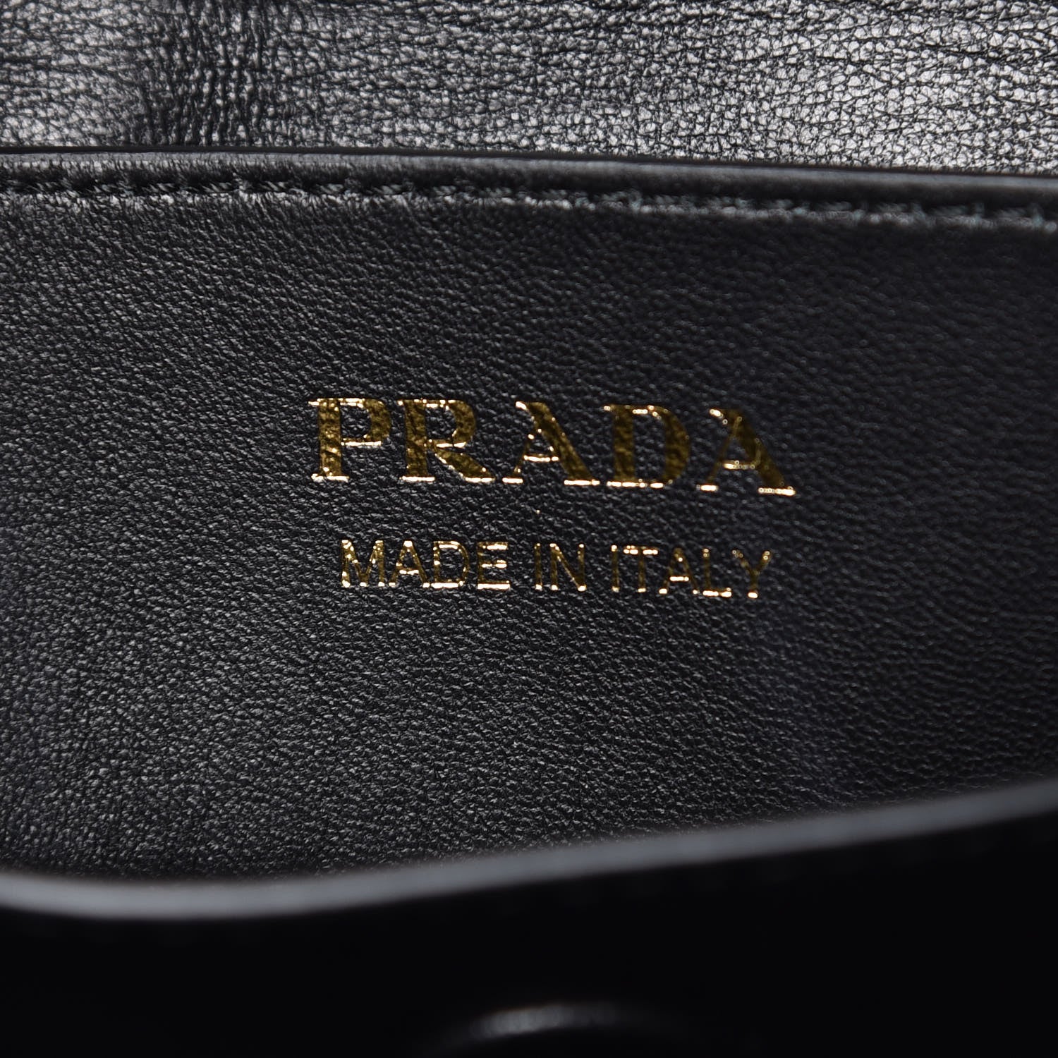 Prada Saffiano Cuir Medium Bi-Color Double Bag Palissandro Black 6 of 8