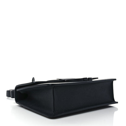 Christian Dior Ultra Matte Grained Calfskin 30 Montaigne Flap Bag Black 4 of 8