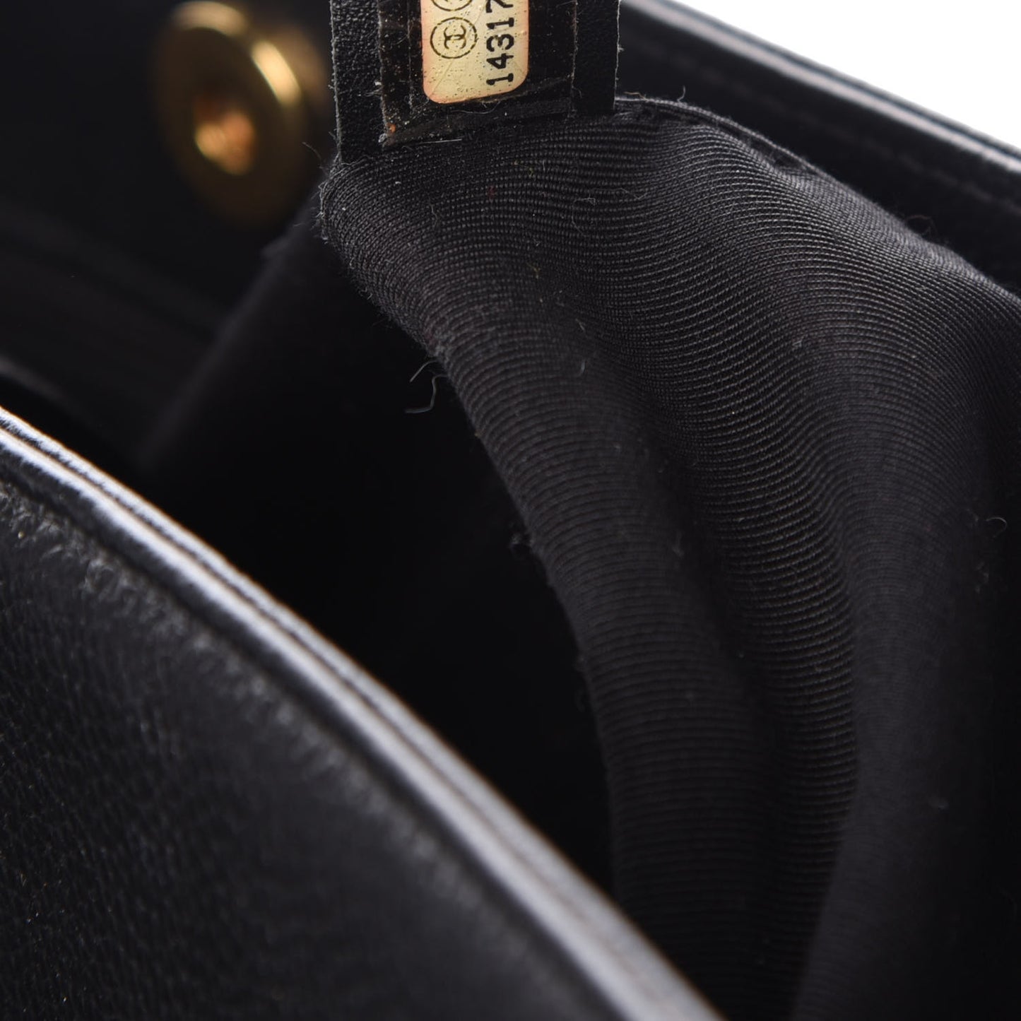 Calfskin Cerf Executive Shopper Tote Black