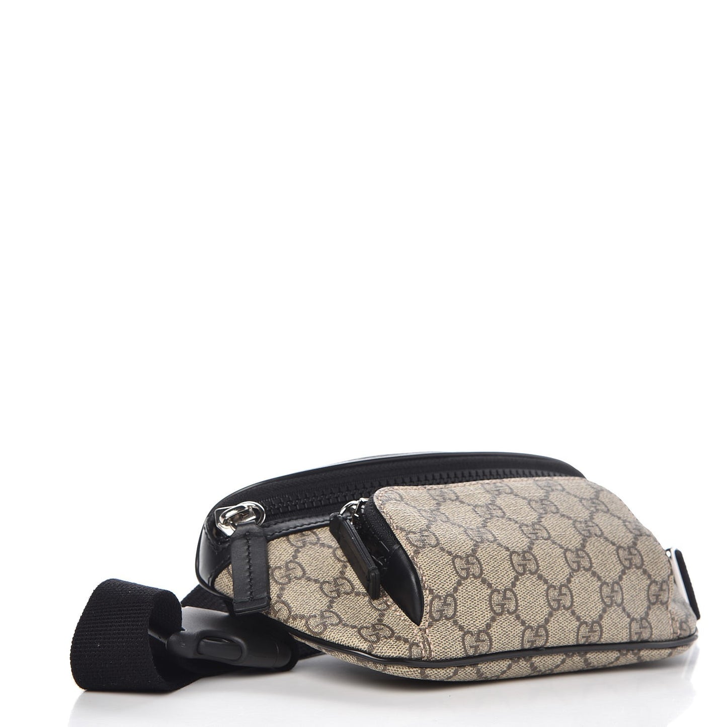 GG Supreme Monogram Belt Bag Black