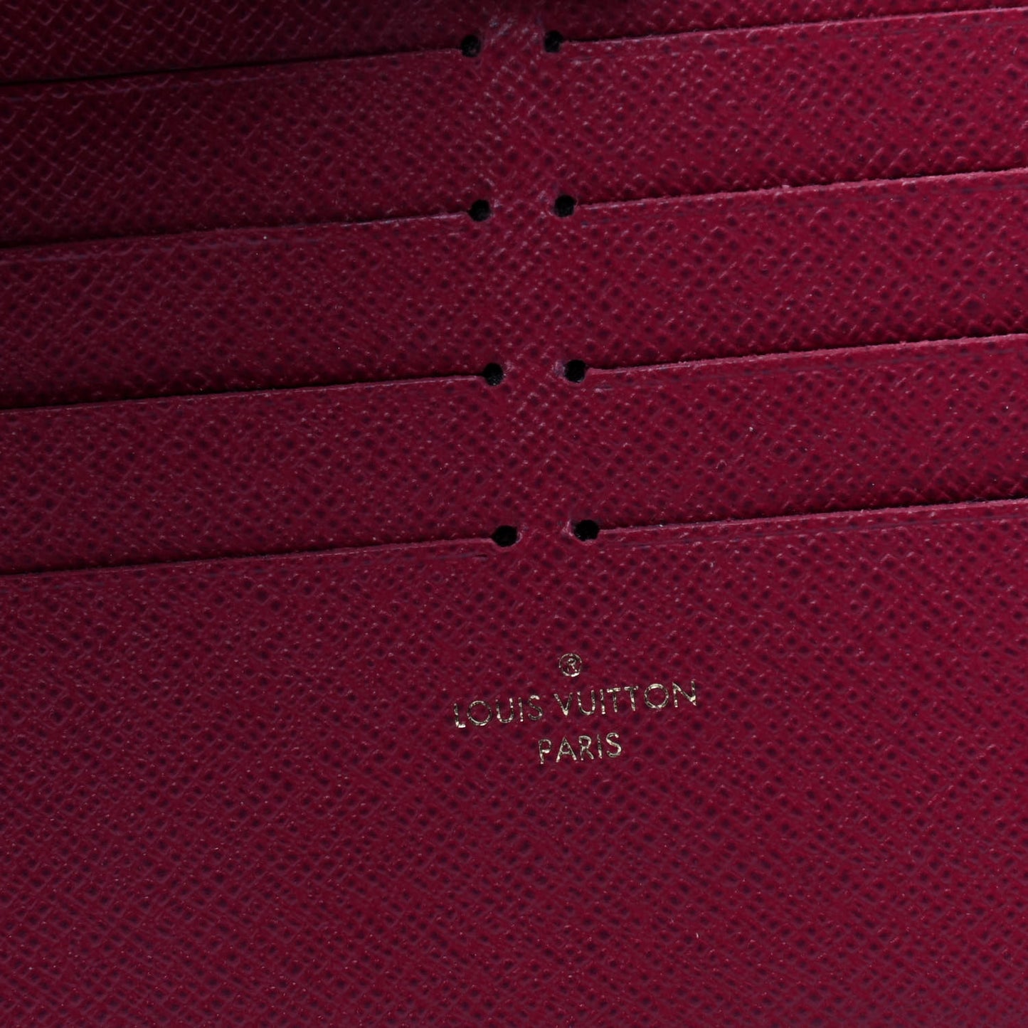 Monogram Pochette Felicie Chain Wallet Fuchsia