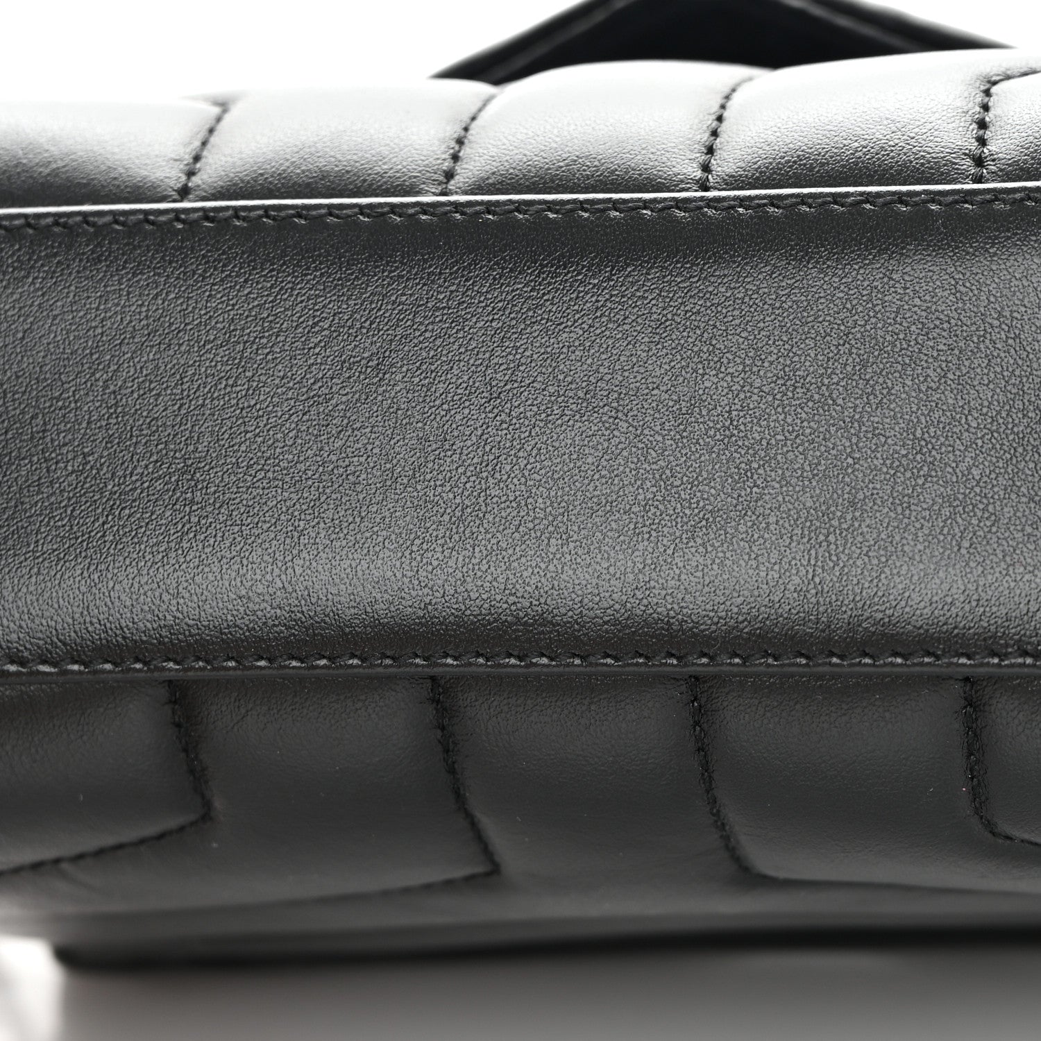 Saint Laurent Calfskin Y Quilted Monogram Toy Loulou Crossbody Bag Black 13 of 14