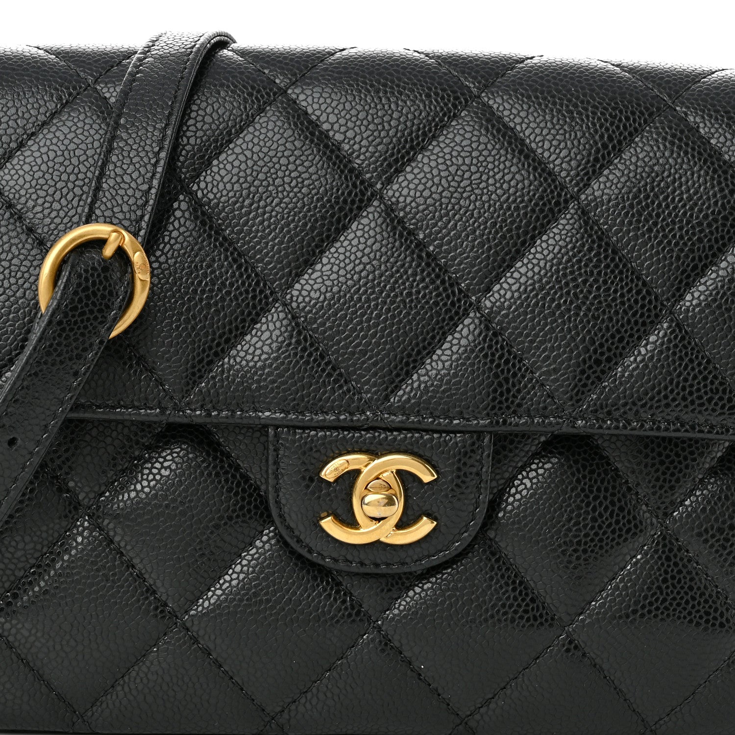 Chanel Caviar Quilted Chain Flap Black 6 of 10