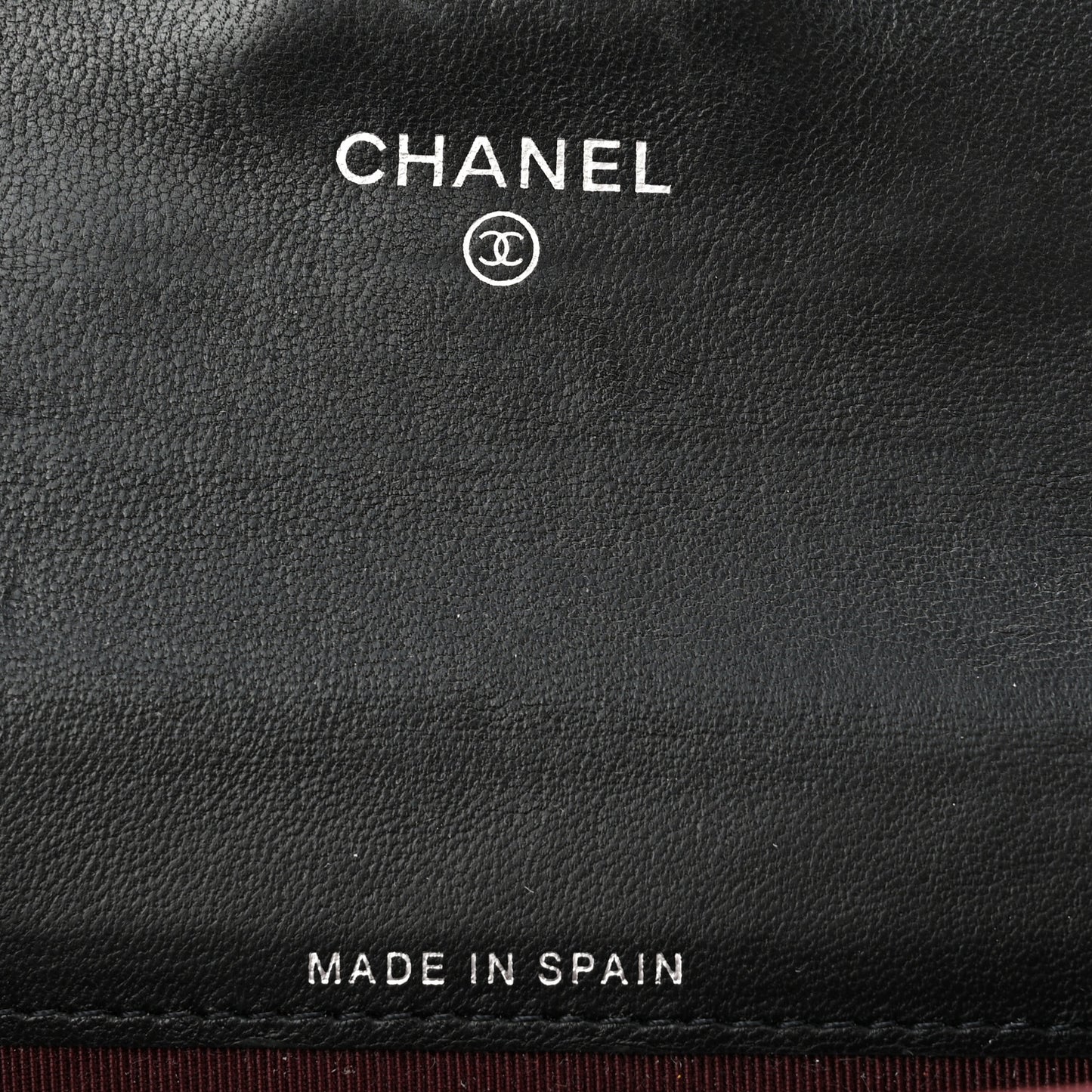 Lambskin Quilted Flap Card Holder Wallet Black