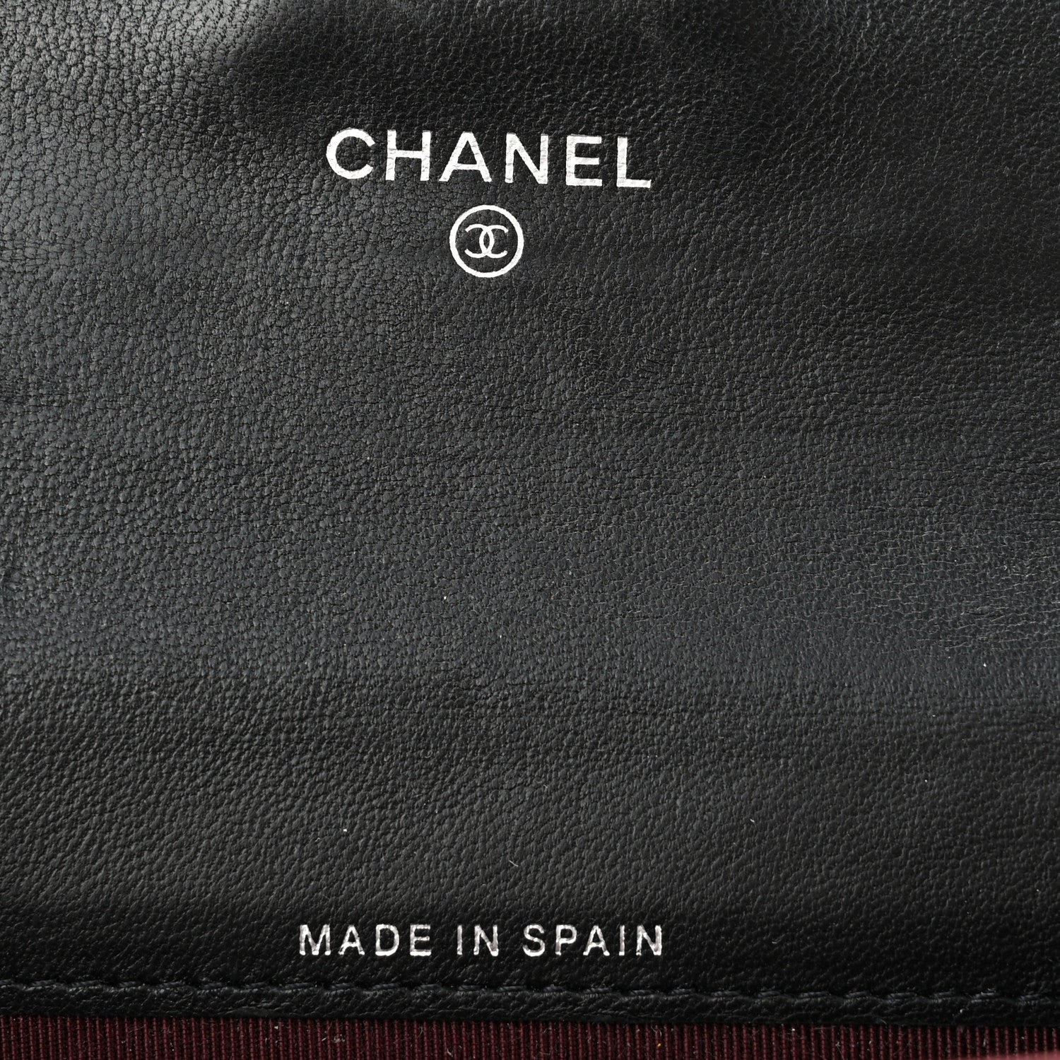 Chanel Lambskin Quilted Flap Card Holder Wallet Black 6 of 8