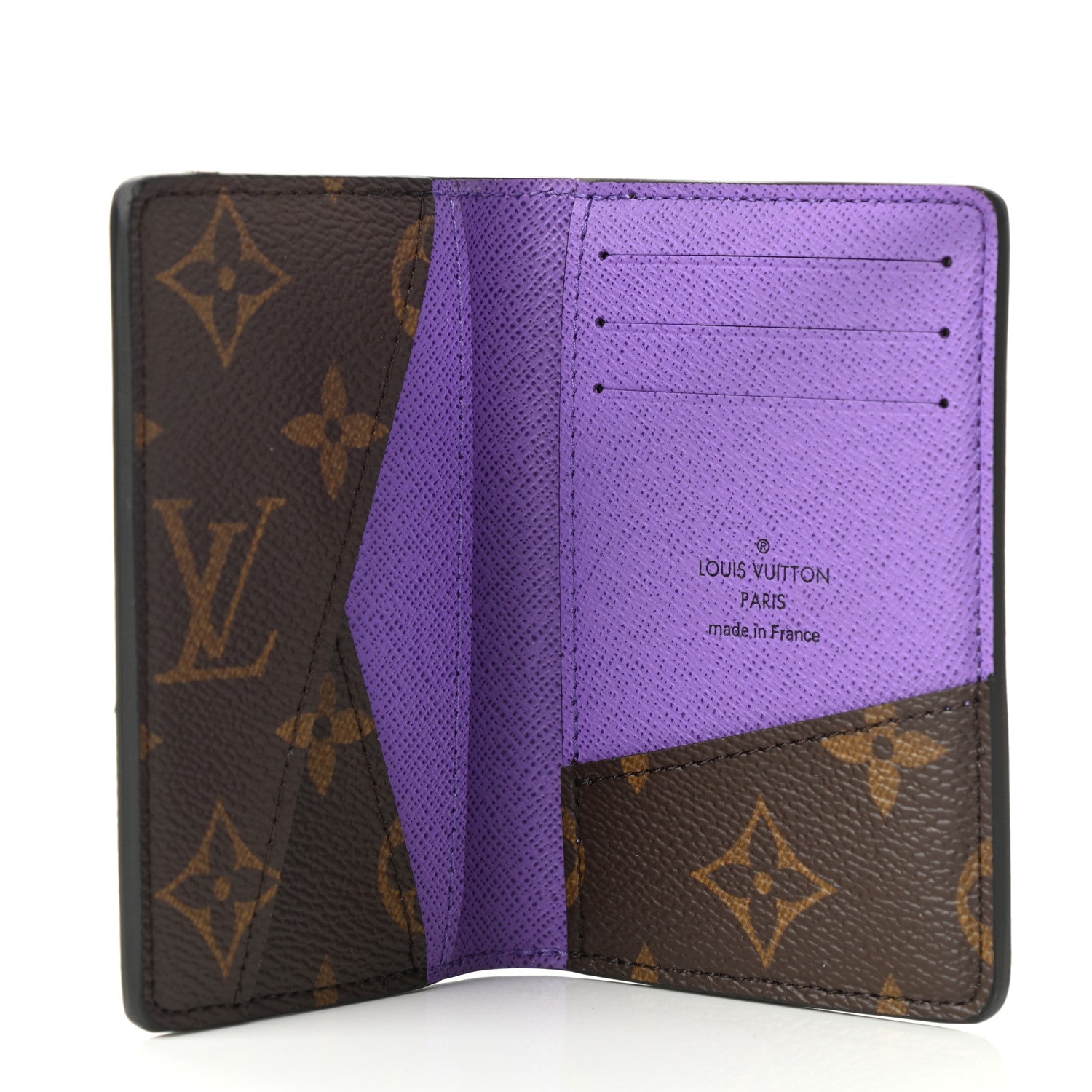 Louis Vuitton Monogram Pocket Organizer NM Purple 5 of 7