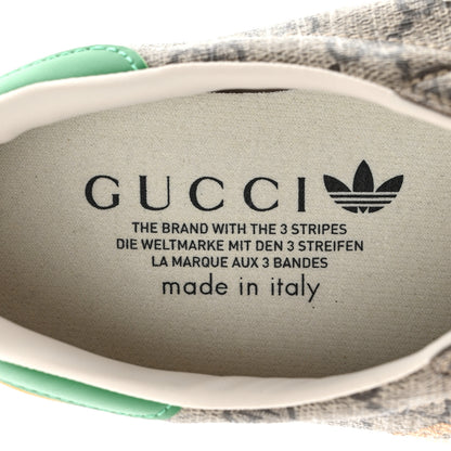 Gucci X ADIDAS GG Supreme Monogram Mens Gazelle Sneakers 7.5 Beige Ebony Off White New Shamarock 7 of 10