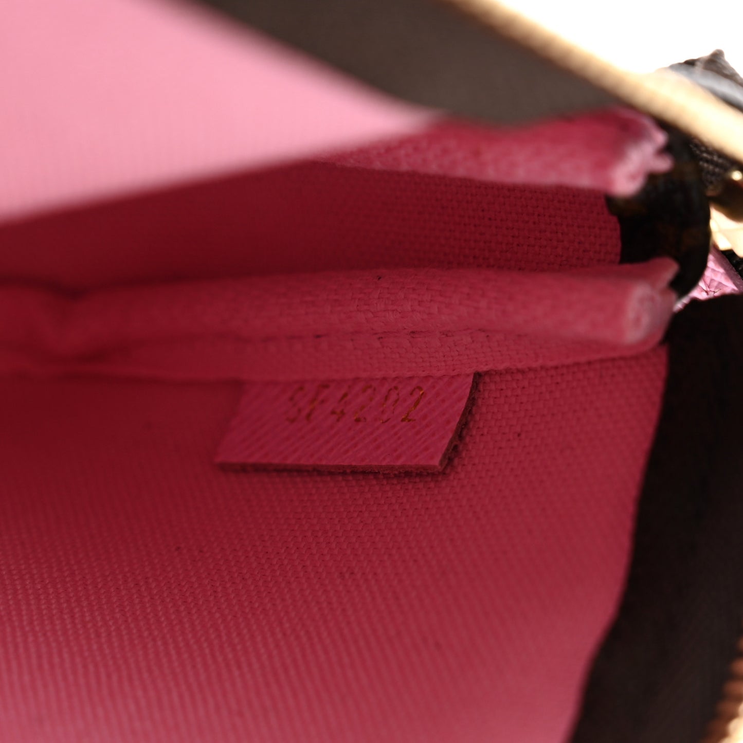 Monogram 2022 Christmas Animation Paris Mini Pochette Accessories Pink