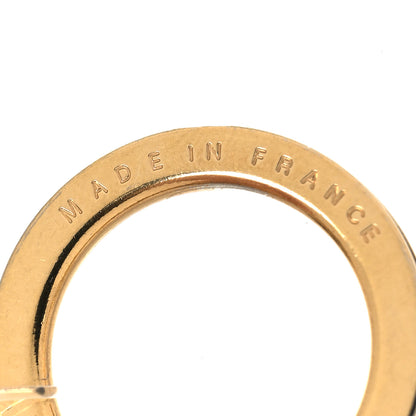 Louis Vuitton Metal Pochette Extender Key Ring Chain Gold 4 of 4