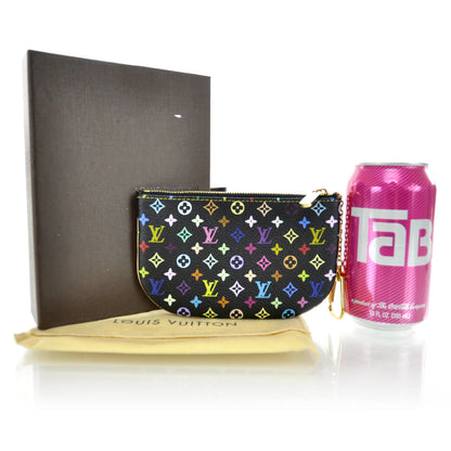 Louis Vuitton Monogram Multicolor Pochette Plate GM Black 2 of 9