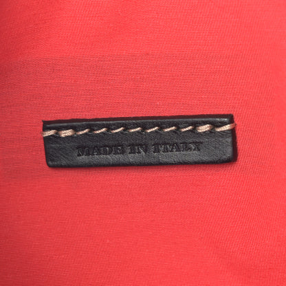 Burberry Haymarket Check Graffiti Print Barrel Bag Red 7 of 10