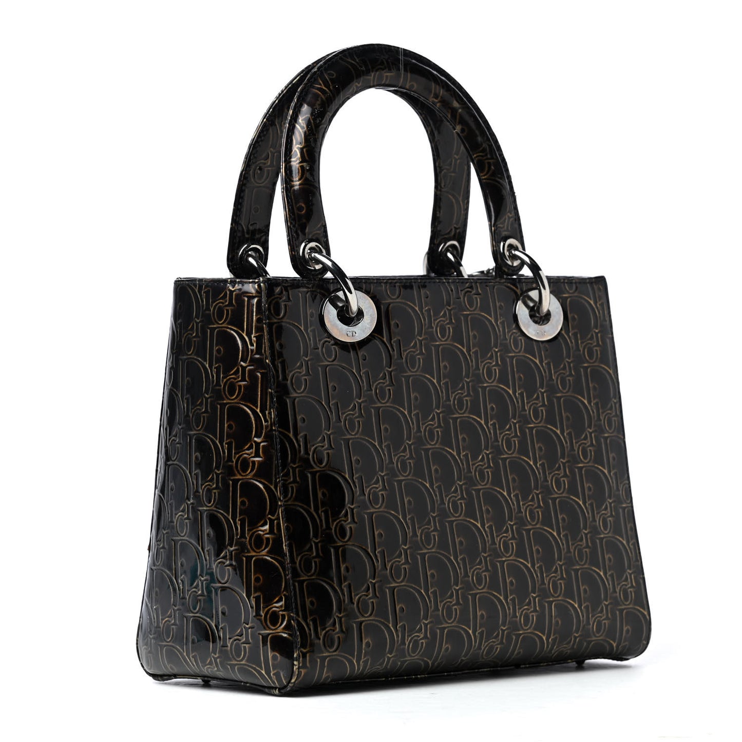 Patent Ultimate Medium Lady Dior Brown