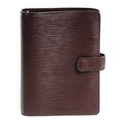 Louis Vuitton Epi Medium Ring Agenda Cover Moka 1 of 7