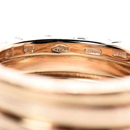 Bulgari 18K Yellow Gold B.Zero1 Three-Band Ring 51 5.75 5 of 5