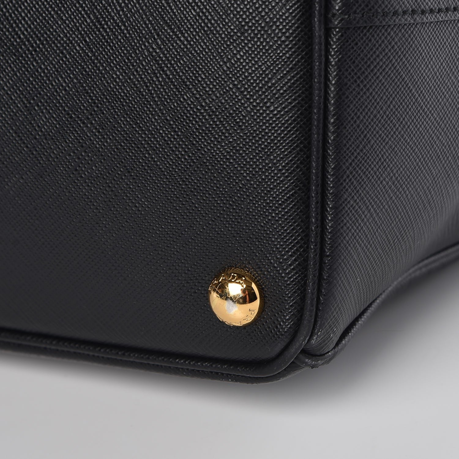 Prada Saffiano Large Galleria Double Zip Tote Black 16 of 17