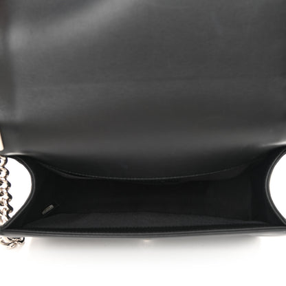 Chanel Lambskin Iridescent PVC Chevron Quilted Medium Boy Flap Black Silver 5 of 11