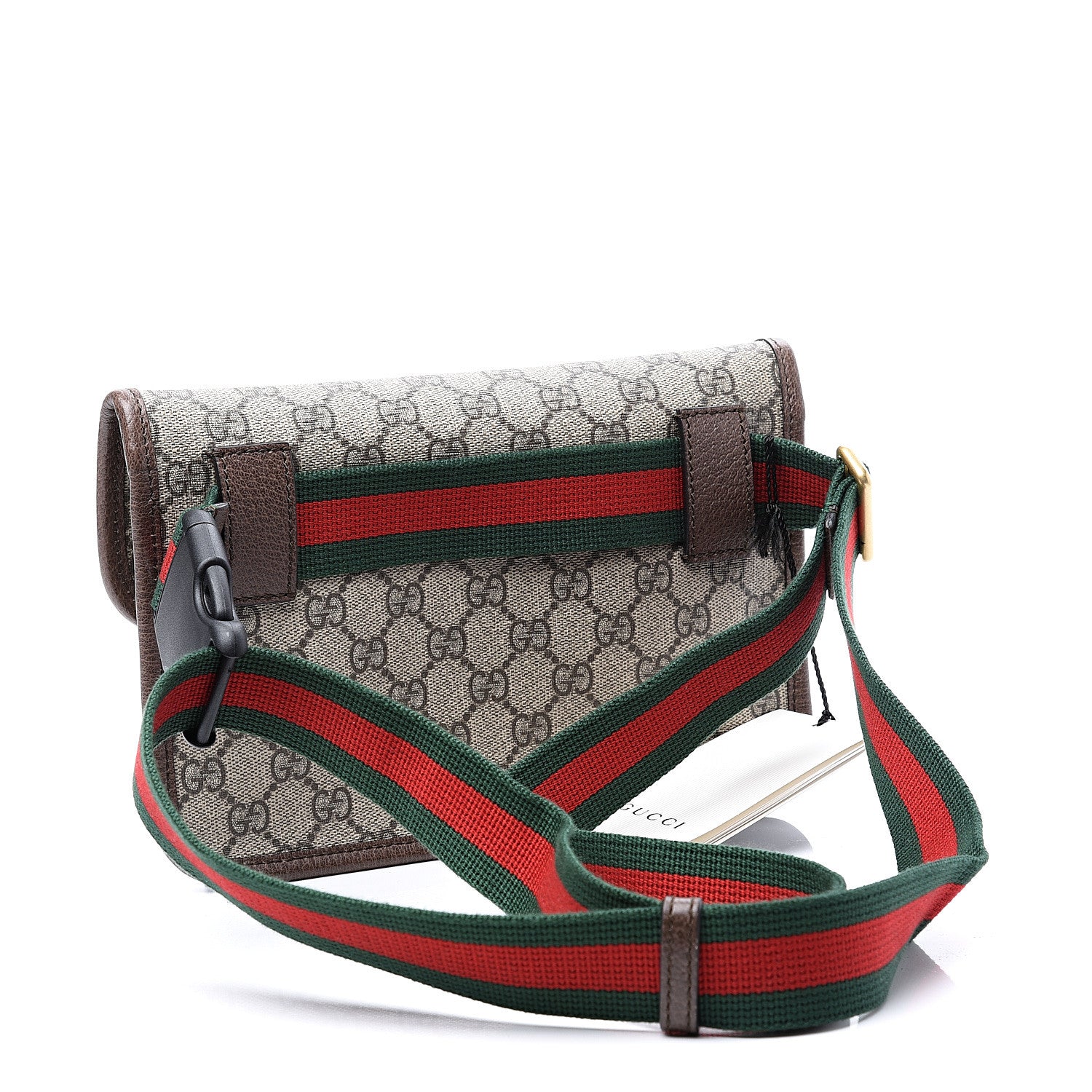 Gucci GG Supreme Monogram Neo Vintage Web Belt Bag Brown 2 of 10