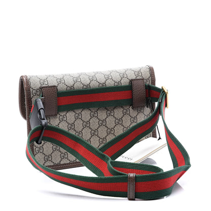 Gucci GG Supreme Monogram Neo Vintage Web Belt Bag Brown 2 of 10
