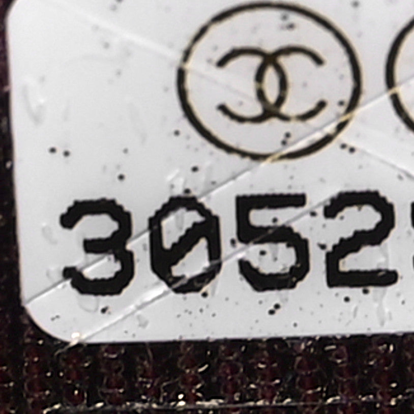 Caviar Quilted Medium Flap Wallet Black