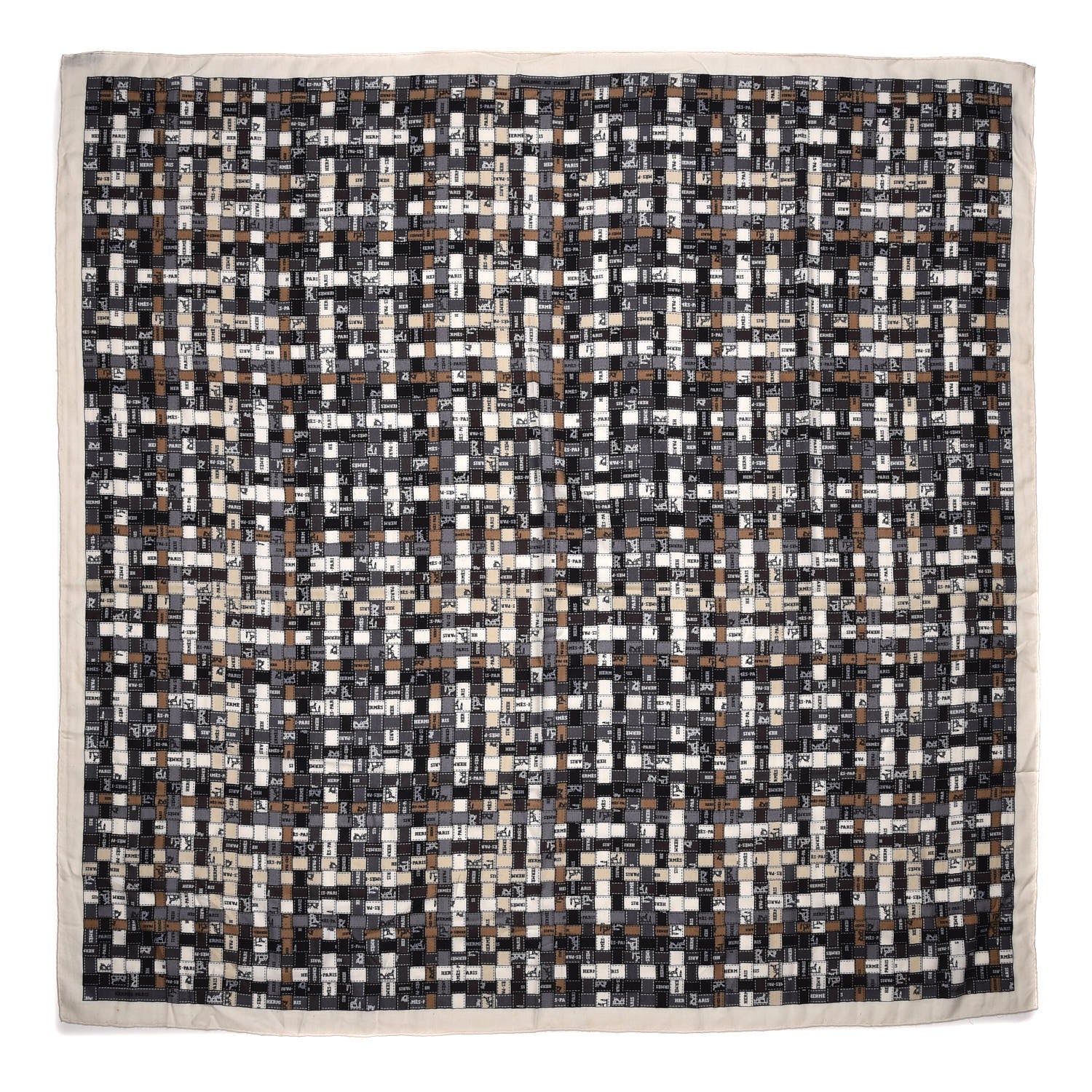Hermes Cashmere Silk Bolduc Au Carre Shawl 140 1 of 6