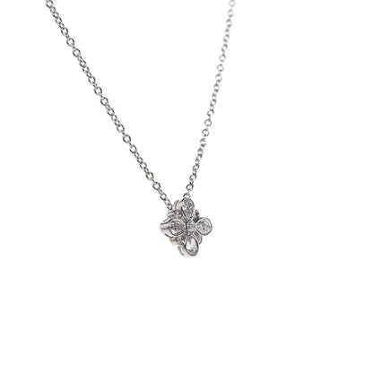 Tiffany Platinum Diamond Enchant Pendant Necklace 4 of 7