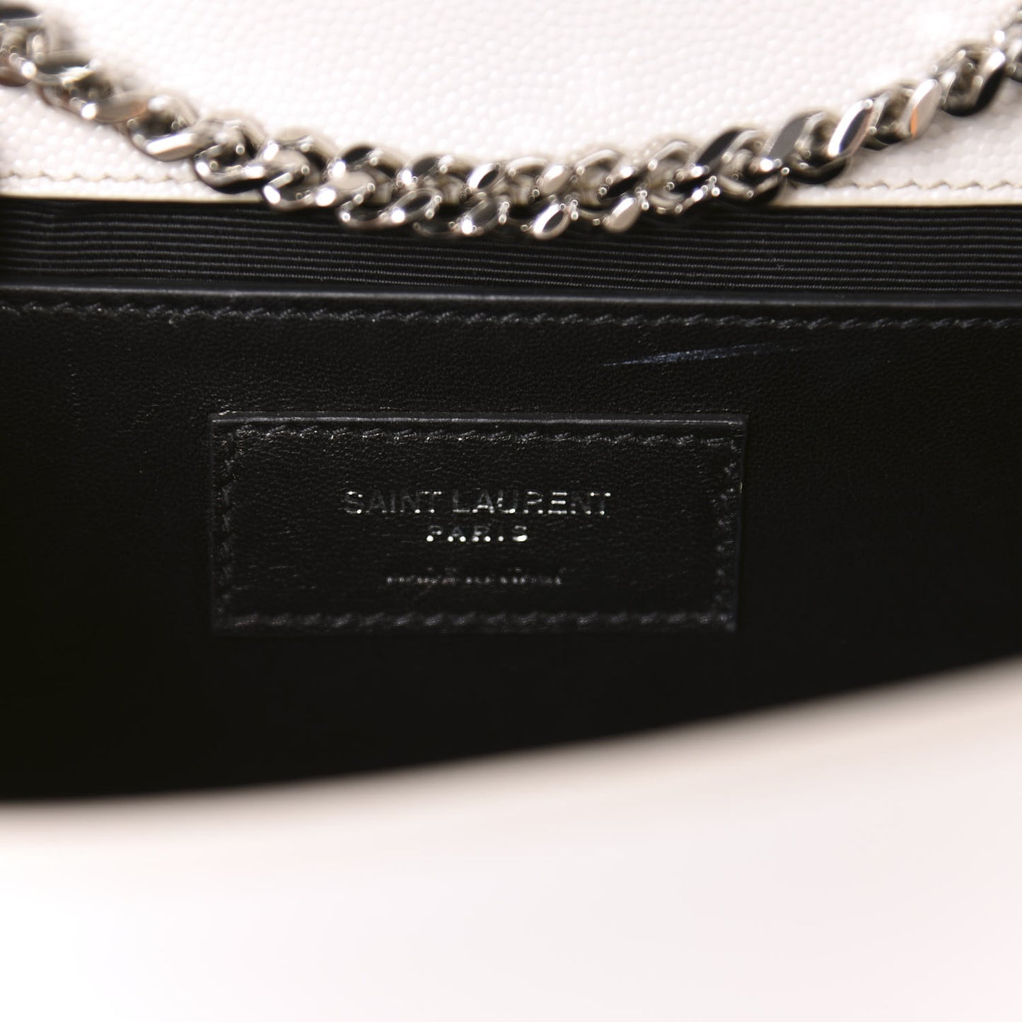 Grain De Poudre Small Monogram Kate Satchel Optical White