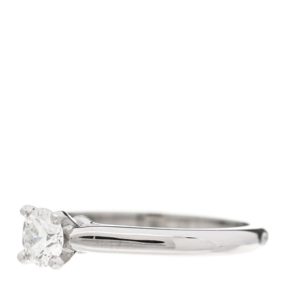 Cartier Platinum Diamond .34ct 1895 Solitaire Engagement Ring 47 4 3 of 8