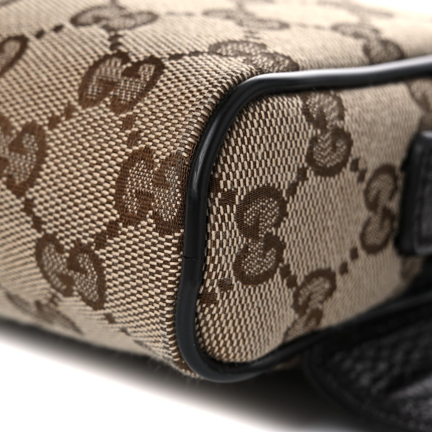 Gucci Monogram Belt Bag Dark Brown 9 of 10