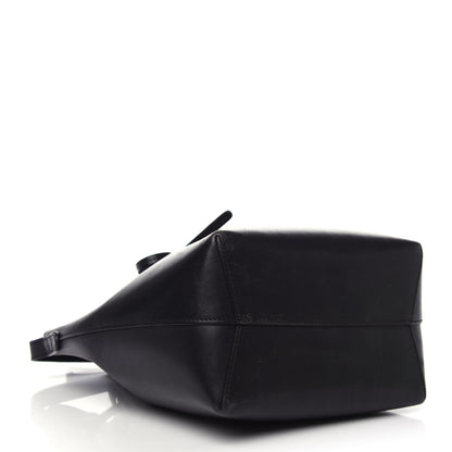 Mansur Gavriel Vegetable Tanned Calfskin Mini Bucket Bag Black Flamma 4 of 9