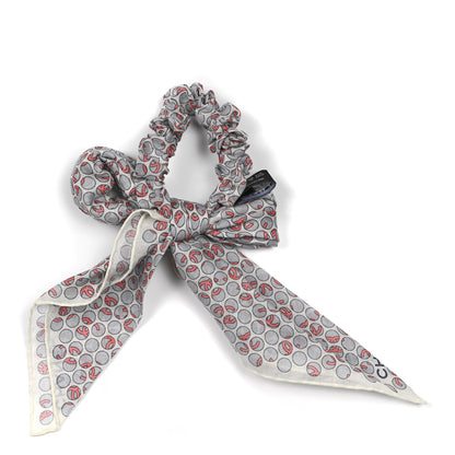 Chanel Cotton CC Twilly Hair Tie Grey Multicolor 2 of 7