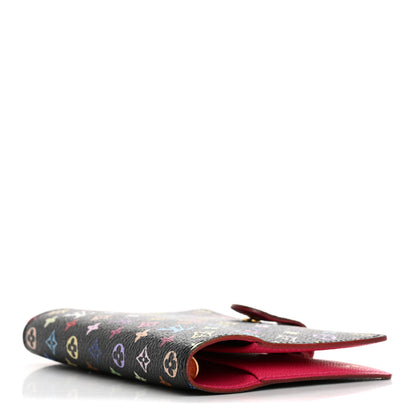 Louis Vuitton Monogram Multicolor Small Ring Agenda Cover Black Grenade 4 of 14