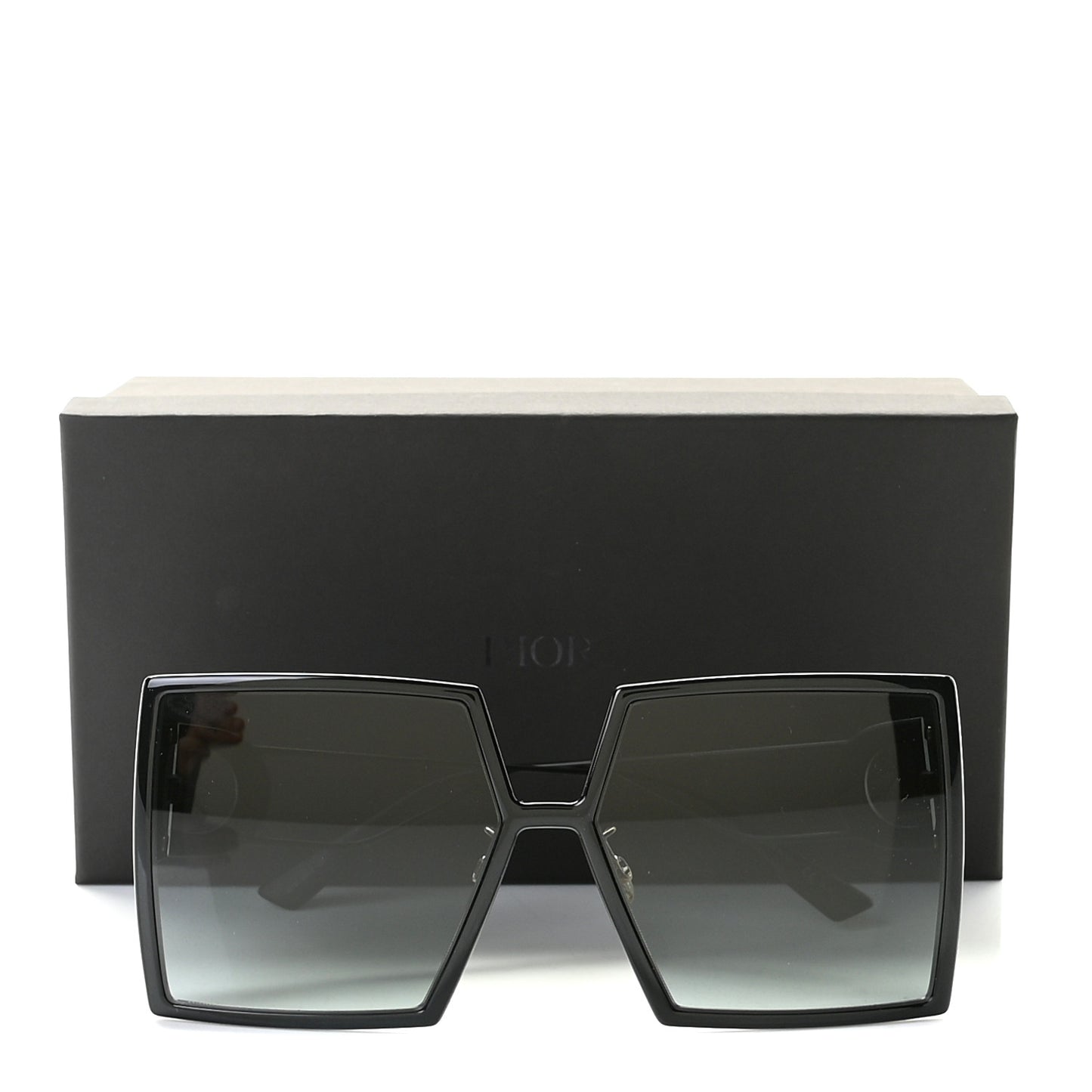 Square 30 Montaigne Sunglasses Black